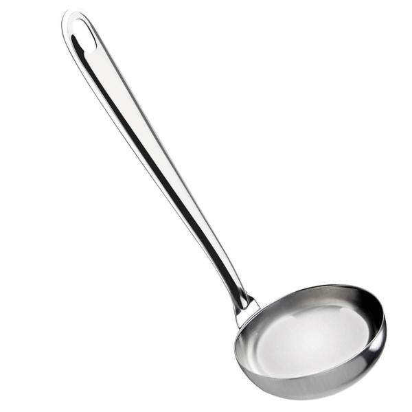 Imagem de Conjunto 3 Concha de Inox para Sopa Feijão ou Molho Utensílio Cozinha Taumer