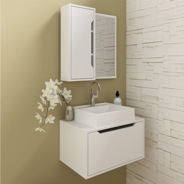 Imagem de Conjunto 3 Peças Para Banheiro BN3630X46X48 Branco Tecno Mobili