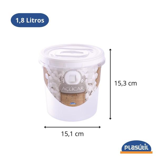 Imagem de Conjunto 3 peças potes de rosca e suporte para filtro de café b3