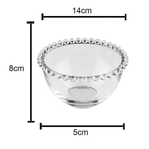 Imagem de Conjunto 4 Bowls  Cristal Pearl 14 Cm - Wolff