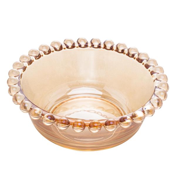 Imagem de Conjunto 4 Bowls Cristal Pearl Âmbar 12X4Cm - Wolff