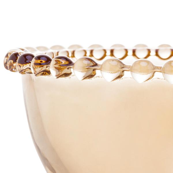 Imagem de Conjunto 4 Bowls Cristal Pearl Âmbar 14X8Cm - Wolff