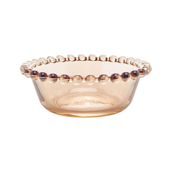 Imagem de Conjunto 4 Bowls Pearl de Cristal Âmbar 12cm 28228 Wolff