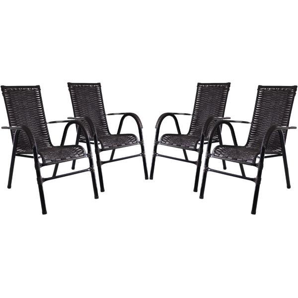 Imagem de Conjunto 4 Cadeiras Bela, Artesanal, para Área, Varanda, Edícula - PANERO 11