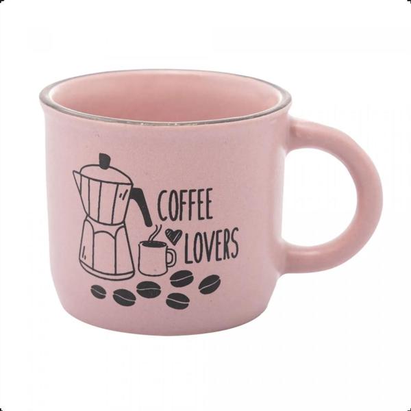 Imagem de Conjunto 4 Canecas de Café de Coffee Lovers 60ml - Wolff