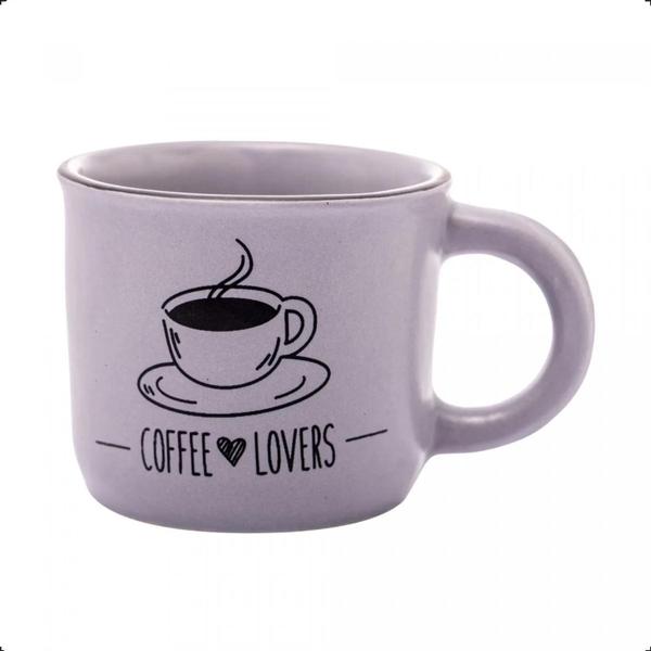 Imagem de Conjunto 4 Canecas de Café de Coffee Lovers 60ml - Wolff