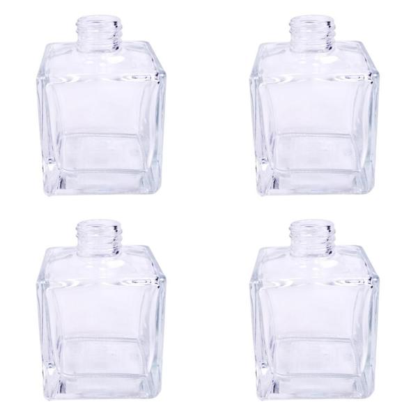 Conjunto 4 De Frascos Difusor Em Vidro Para Lembrancinhas Aromatizador - Nunestar Imagem de Conjunto 4 De Frascos Difusor Em Vidro Para Lembrancinhas Aromatizador