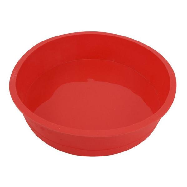 Imagem de Conjunto 4 Formas Em Silicone Vermelho Utensílios Cozinha