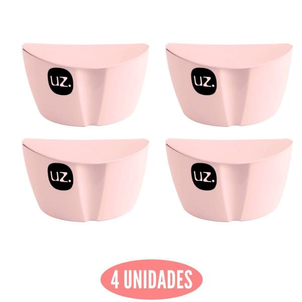 Imagem de Conjunto 4 Saleiros Rosa 500ml  Alta Qualidade Gourmet