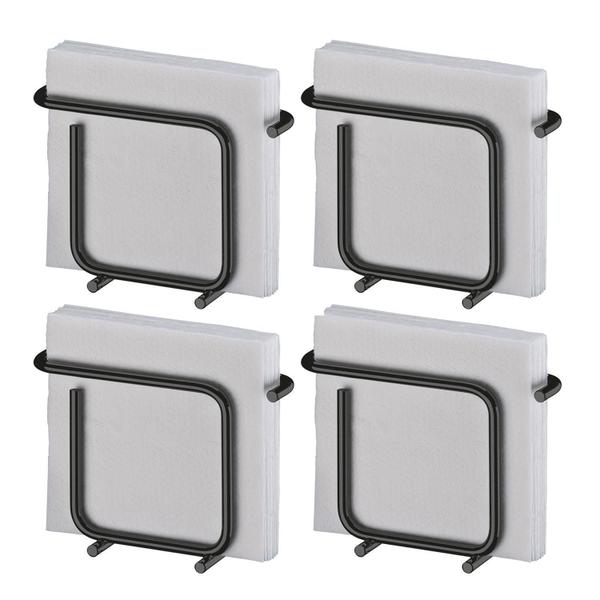 Conjunto 4 Suporte Porta Guardanapo Luxo Onix - Future Imagem de Conjunto 4 Suporte Porta Guardanapo Luxo Onix - Future