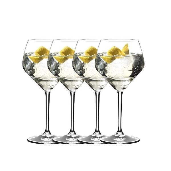 Imagem de Conjunto 4 Taças de Cristal Riedel Para Gin 670ml Angular