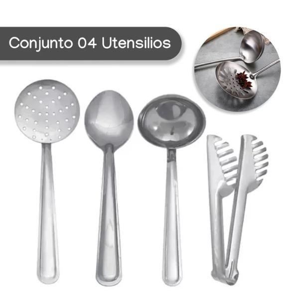 Imagem de Conjunto 4 Utensílios Para Cozinha