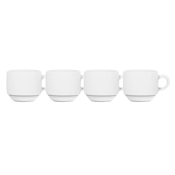 Imagem de Conjunto 4 Xícaras de Café Opaline 90ml Nadir