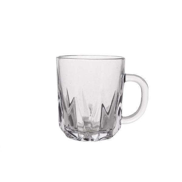 Imagem de Conjunto 4 Xícaras Vidro Chá Café Caneca Decorativo 70ml