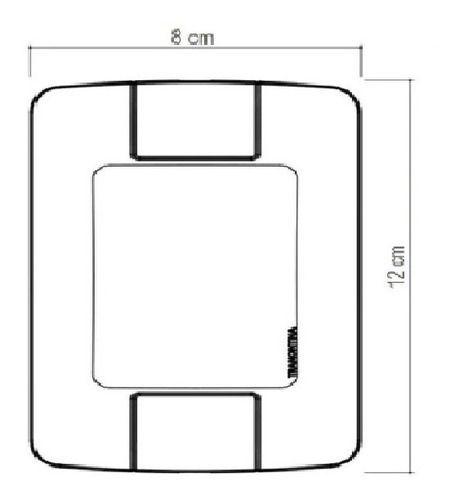 Imagem de Conjunto 4x2 1 Tomada 2p+t 20a Branco Aria - Tramontina