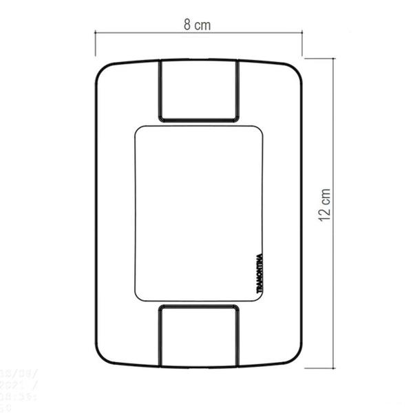 Imagem de Conjunto 4x2 com 1 Tomada 2P+T Tramontina Aria 20 A 250 V Branco