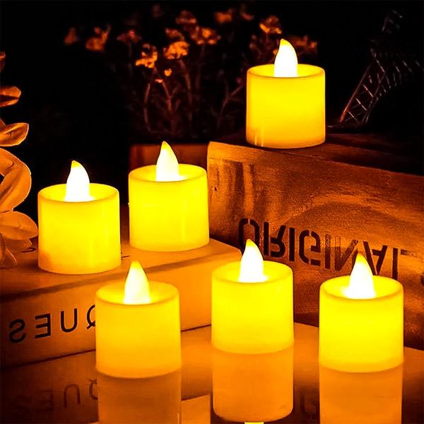 Conjunto 5 Velas Eletronicas Artificial Decorativas De Led - Hxt Imagem de Conjunto 5 Velas Eletronicas Artificial Decorativas De Led