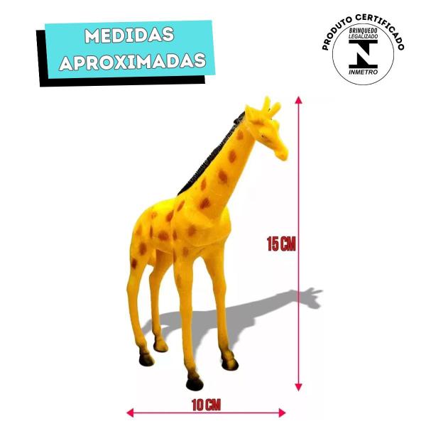 Conjunto 6 Animais Floresta Safafi Floresta Brinquedo Emborrachado Maquete Praia Banho Piscina - Toy King Imagem de Conjunto 6 Animais Floresta Safafi Floresta Brinquedo Emborrachado Maquete Praia Banho Piscina