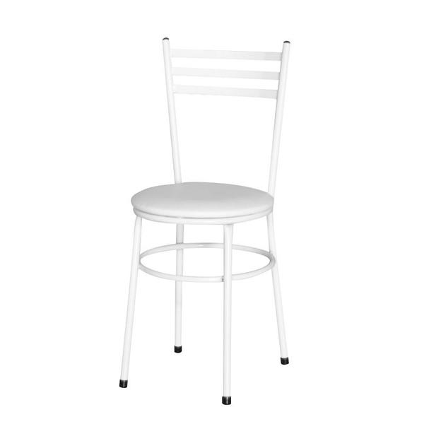 Conjunto 6 Cadeiras Epoxi Branca Para Cozinha - Laumar Imagem de Conjunto 6 Cadeiras Epoxi Branca Para Cozinha