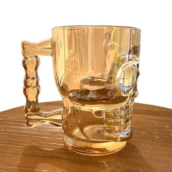 Imagem de Conjunto 6 Canecas Chopp Caveira Amber 510Ml Class Home