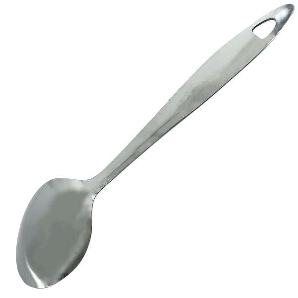 Imagem de Conjunto 6 Colheres para Servir Arroz Molhos 24,5cm Aço Inox Restaurantes Hotéis Casa Brinox