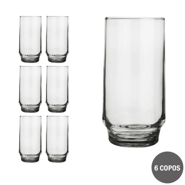 Imagem de Conjunto 6 Copos Lights Long Drink Sucos Nadir 410 ml