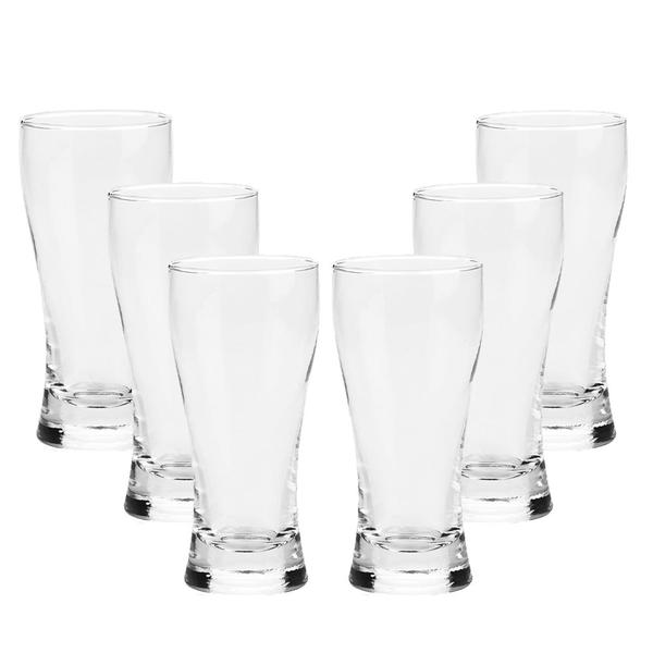 Imagem de Conjunto 6 Copos Vidro Cerveja Pilsen Chopp Tulipa 200ml