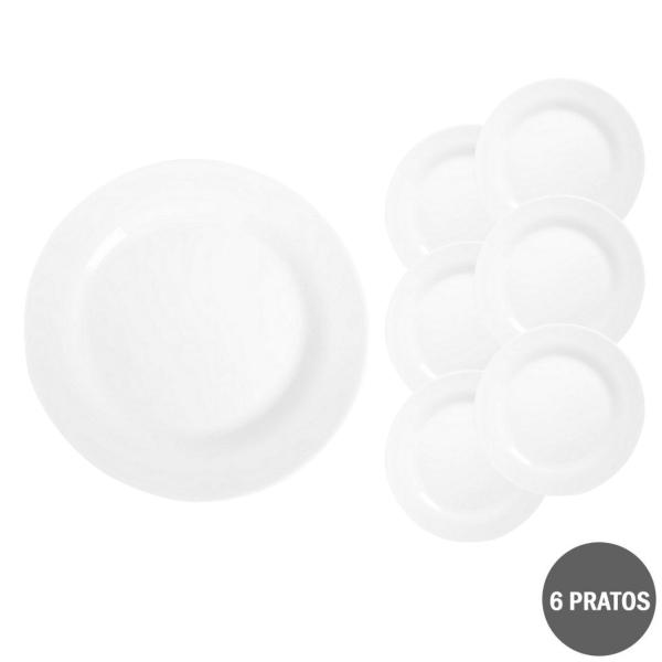 Imagem de Conjunto 6 Pratos Menu Raso 24cm Refeição Duralex Nadir