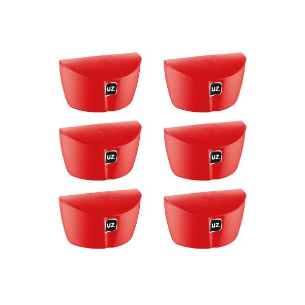 Imagem de Conjunto 6 Saleiros Solido Vermelho 500ml UZ Livre de BPA