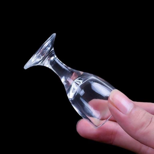 Imagem de Conjunto 6 Taças para Licor de Vidro Diamante Lyor Transparente de Copos Para Shot Dose 6 Peças 10ml Nadir