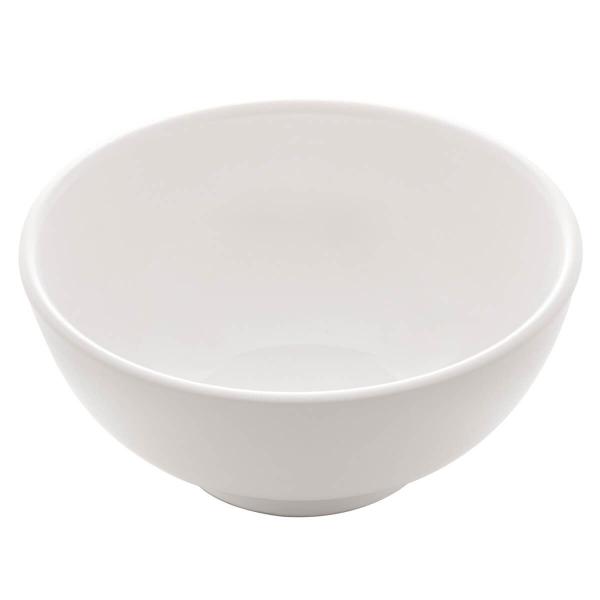 Imagem de Conjunto 6 Tigelas Brancas de Porcelana 540ml Bowls Lyor Clean para Sopas Caldos Saladas