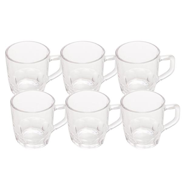 Imagem de Conjunto 6 Xícaras/Canecas para Café de Vidro Sodo-Cálcico 90ML