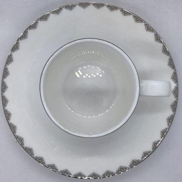 Imagem de Conjunto 6 Xícaras Porcelana P/café C/pires Linha Bone China Minsk Wolff