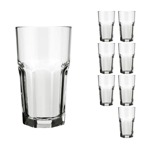 Imagem de Conjunto 8 Copos 340ml Vidro Bristol Nadir Suco Agua