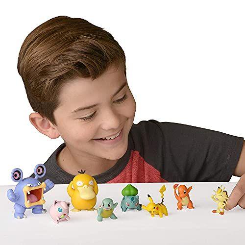 Imagem de Conjunto 8 Figuras Pokémon - Bulbasauro, Squirtle, Charmander, Pikachu, Houndour, Jigglypuff, Haunter, Psyduck