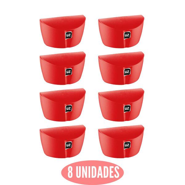 Imagem de Conjunto 8 Saleiros Vermelho 500ml  Alta Qualidade Gourmet