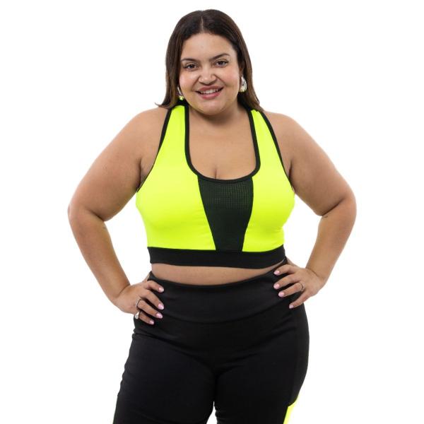 Conjunto Academia Feminino Bermuda Ciclista E top Nadador Alça Larga Costuras Reforçadas - INFLUENCIA LC MODAS Imagem de Conjunto Academia Feminino Bermuda Ciclista E top Nadador Alça Larga Costuras Reforçadas