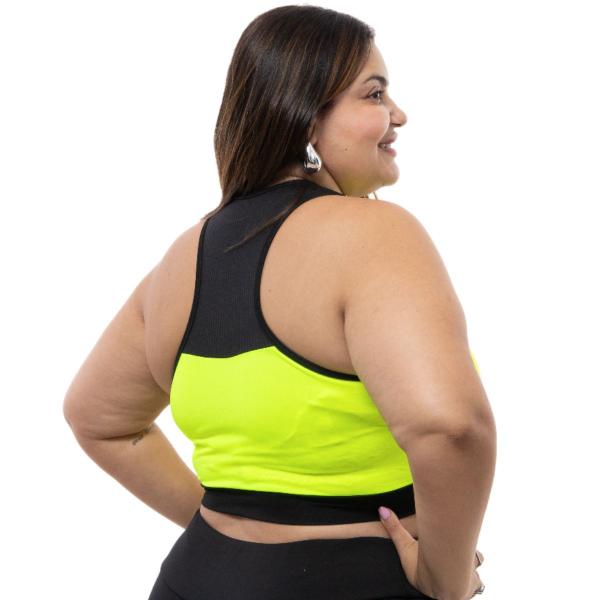 Conjunto Academia Feminino Bermuda Ciclista E top Nadador Alça Larga Costuras Reforçadas - INFLUENCIA LC MODAS Imagem de Conjunto Academia Feminino Bermuda Ciclista E top Nadador Alça Larga Costuras Reforçadas