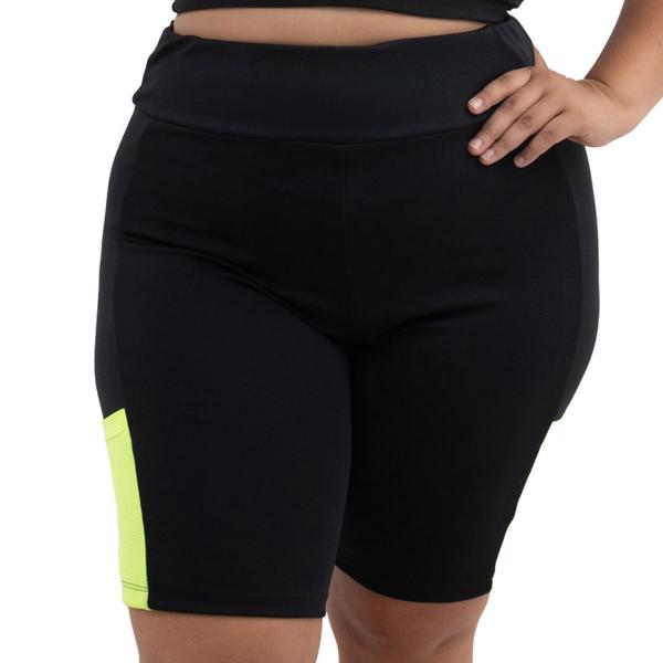 Conjunto Academia Feminino Bermuda Ciclista E top Nadador Alça Larga Costuras Reforçadas - INFLUENCIA LC MODAS Imagem de Conjunto Academia Feminino Bermuda Ciclista E top Nadador Alça Larga Costuras Reforçadas