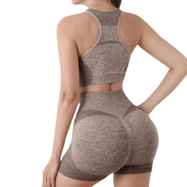 Imagem de Conjunto Academia Short Levanta Bumbum + Top c/ Bojo Fitness