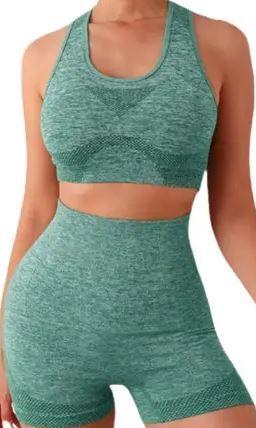 Conjunto Academia Top e Shorts Levanta Bumbum Cores Sortidas - WJU JEANS Imagem de Conjunto Academia Top e Shorts Levanta Bumbum Cores Sortidas