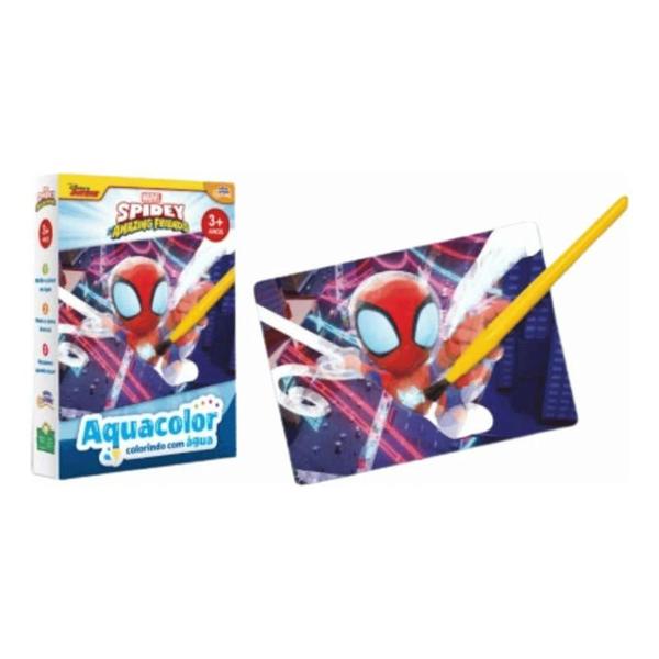 Imagem de Conjunto Aquacolor Toyster Pintura Mágica Spidey - 904116