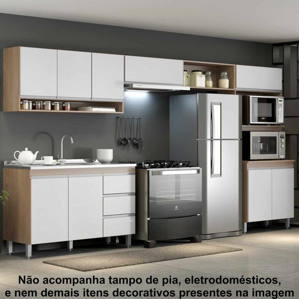 Imagem de Conjunto armários de cozinha modulada 5 peças 3,60m CJ30-004 Semplicitá Móveis