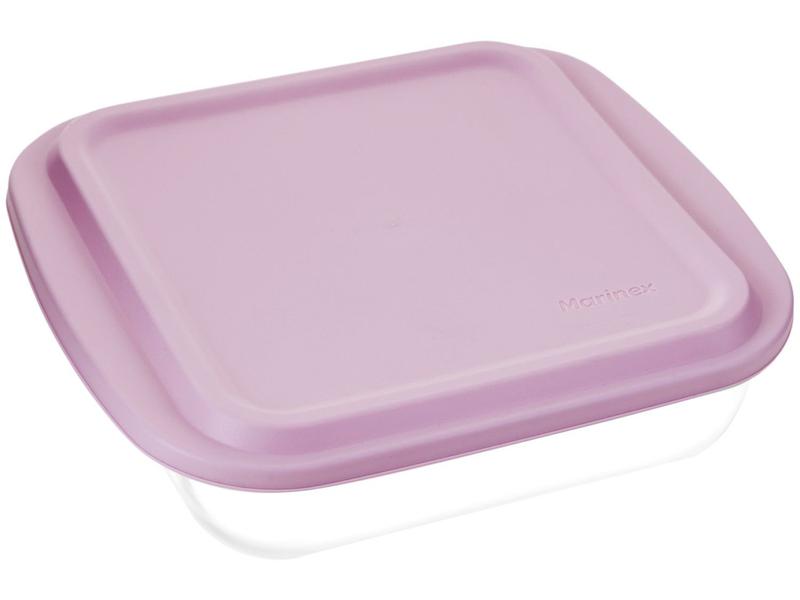 Conjunto Assadeira Marinex 1576 com Tampa Rosa 6 Peças - Formas e
