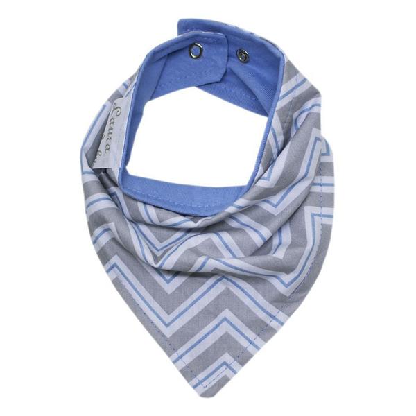 Imagem de Conjunto Babadores Bandana Para Bebê 02 Peças - Chevron ul