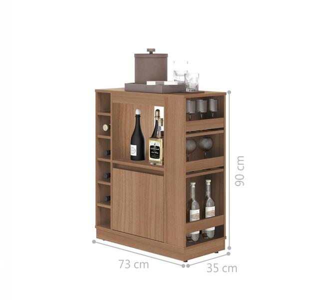 Conjunto Bancada Camberra e Aparador Bar Brunello Montana - Mais de Casa Imagem de Conjunto Bancada Camberra e Aparador Bar Brunello Montana