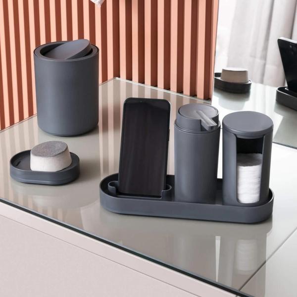 Conjunto Banheiro Coza Serene 4Pcs - Bege - Coza/Brinox Imagem de Conjunto Banheiro Coza Serene 4Pcs - Bege