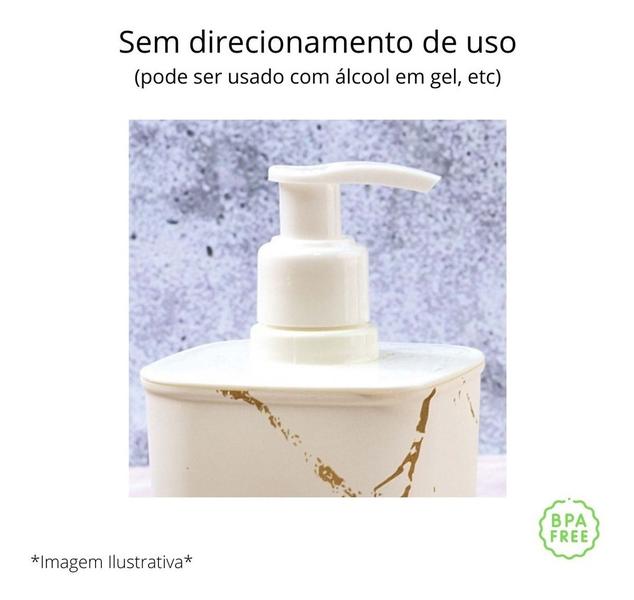 Imagem de Conjunto banheiro dispenser porta algodão classic dec b