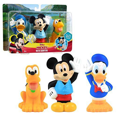 Imagem de Conjunto Banho Mickey Mouse Disney Júnior c/ Personagens e Brinquedos Água