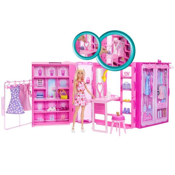 Imagem de Conjunto Barbie - Armario dos Sonhos com  Boneca e Acessorios MATTEL